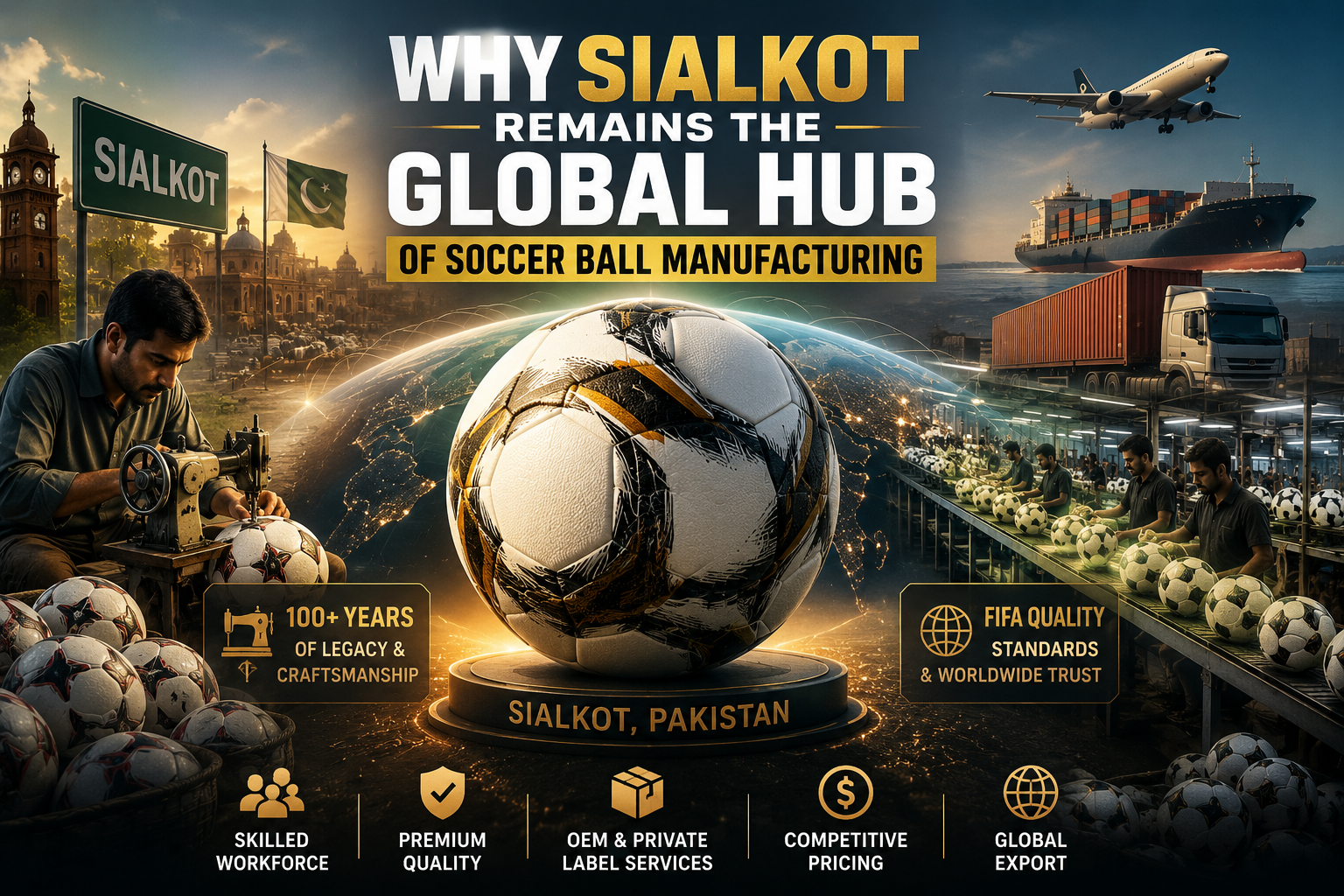 Why Sialkot Remains the Global Hub of Soccer Ball Manufacturing Since 2010