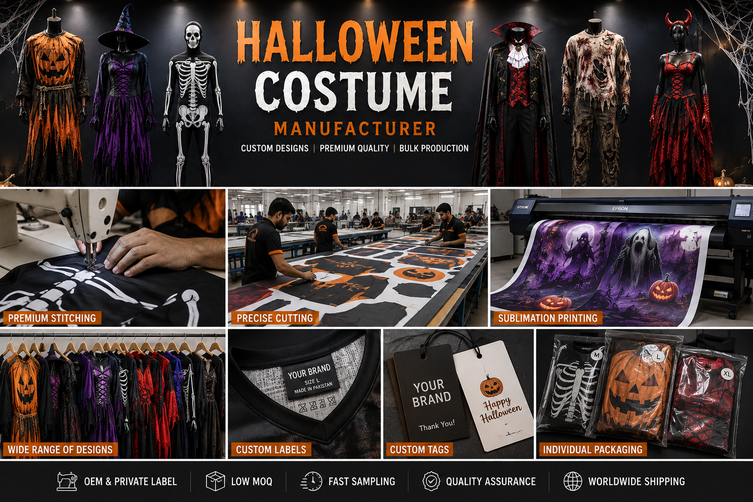Halloween Costume Manufacturer: Complete Guide to Custom Halloween Costumes