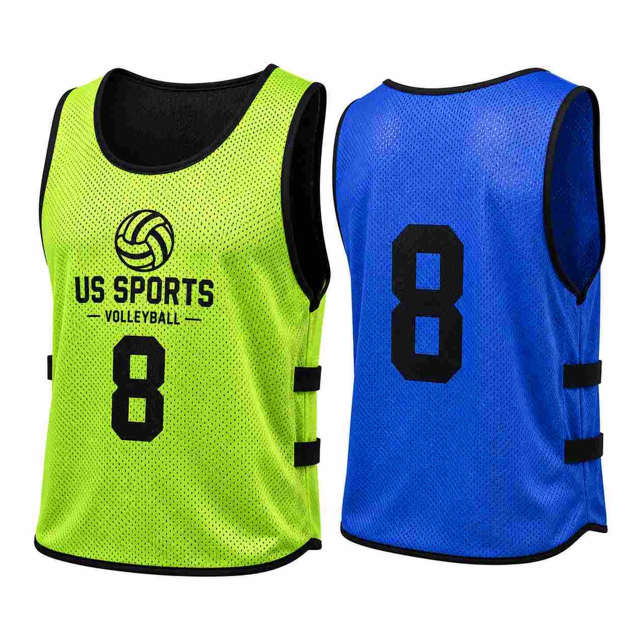 Custom Volleyball Practice Jerseys & Scrimmage Pinnies