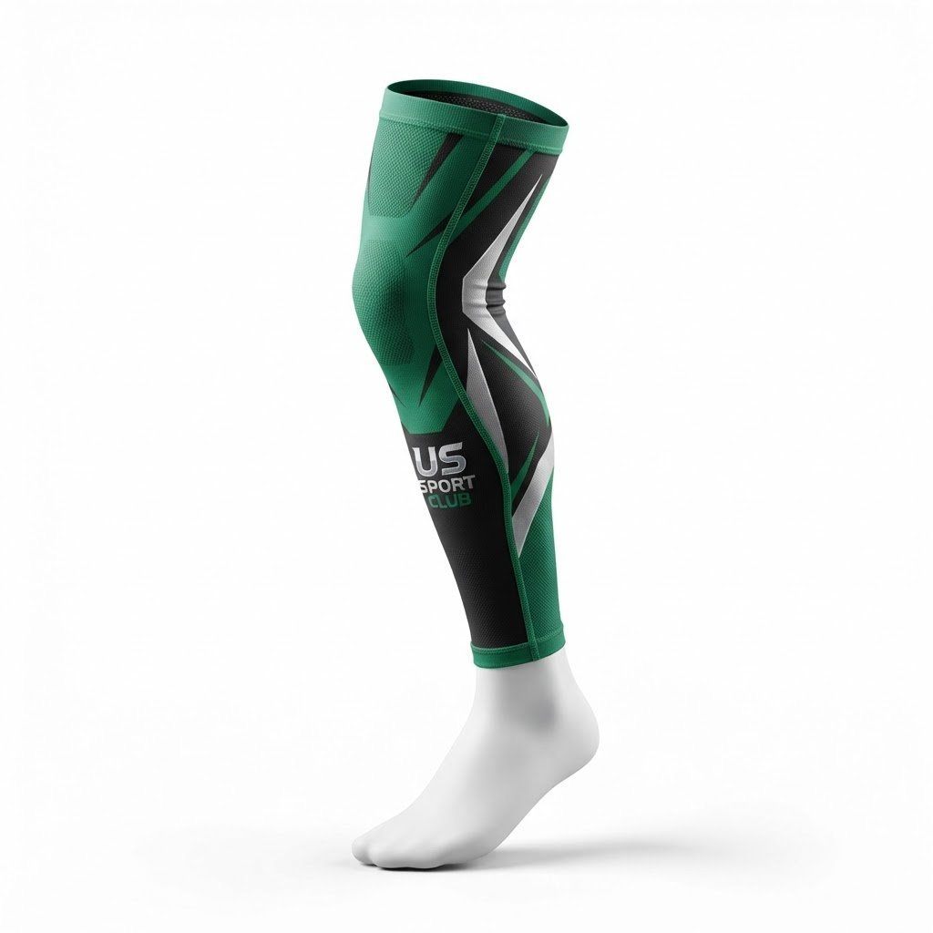 Custom Basketball Compression Leg Sleeves Manufacturer