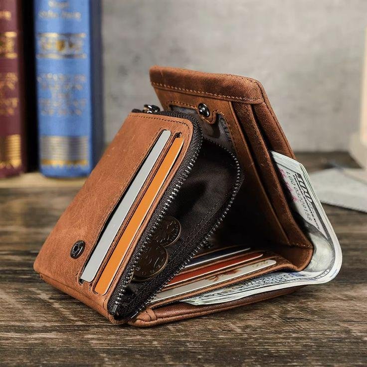 Titan Crest Trifold Wallet – Maximum Storage, Minimal Compromise