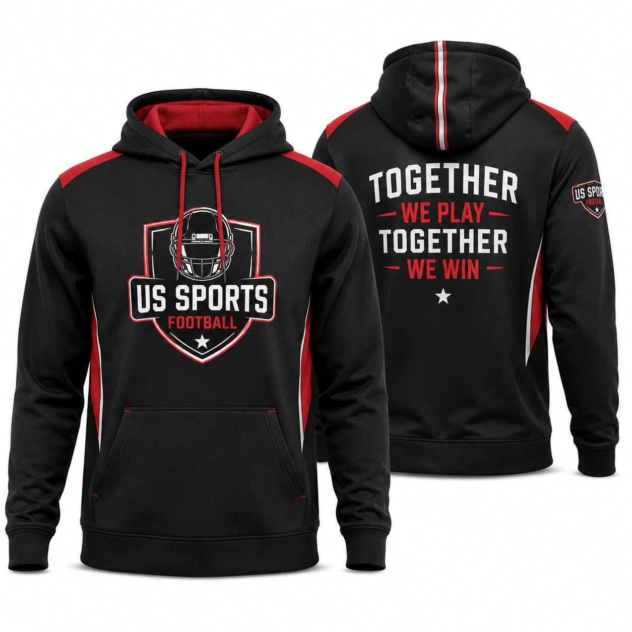 Custom Football Hoodies
